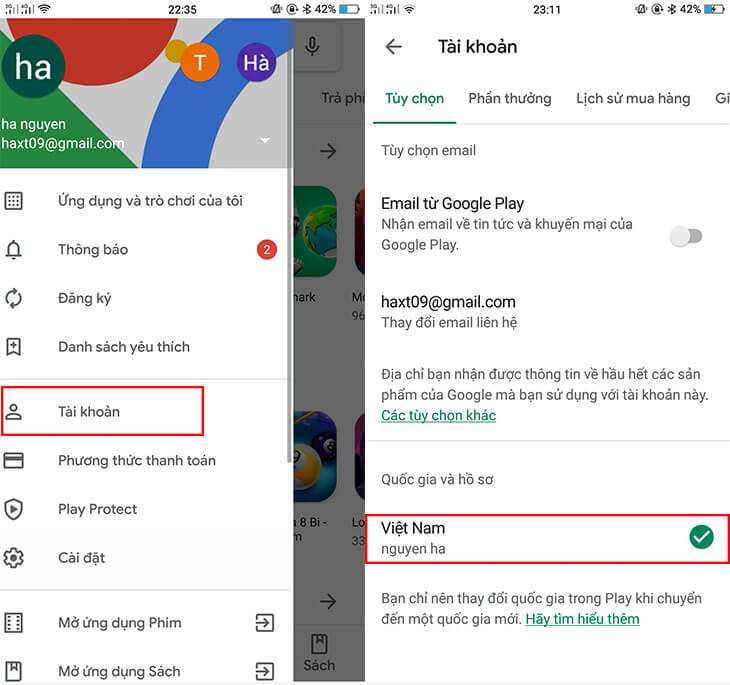 Hướng Dẫn Chuyển Vùng CH Play Chính Thức