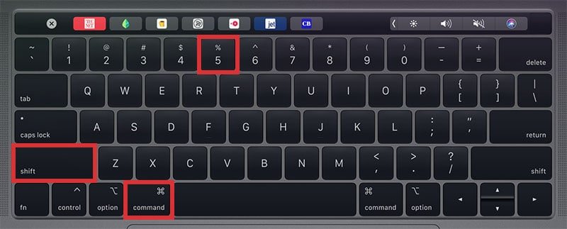 Cách Ghi Màn Hình Mac Đơn Giản sử dụng phím tắt Mac OS