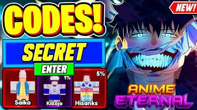 Danh Sách Code Anime Eternal Đang Hoạt Động (Tháng 7/2025)