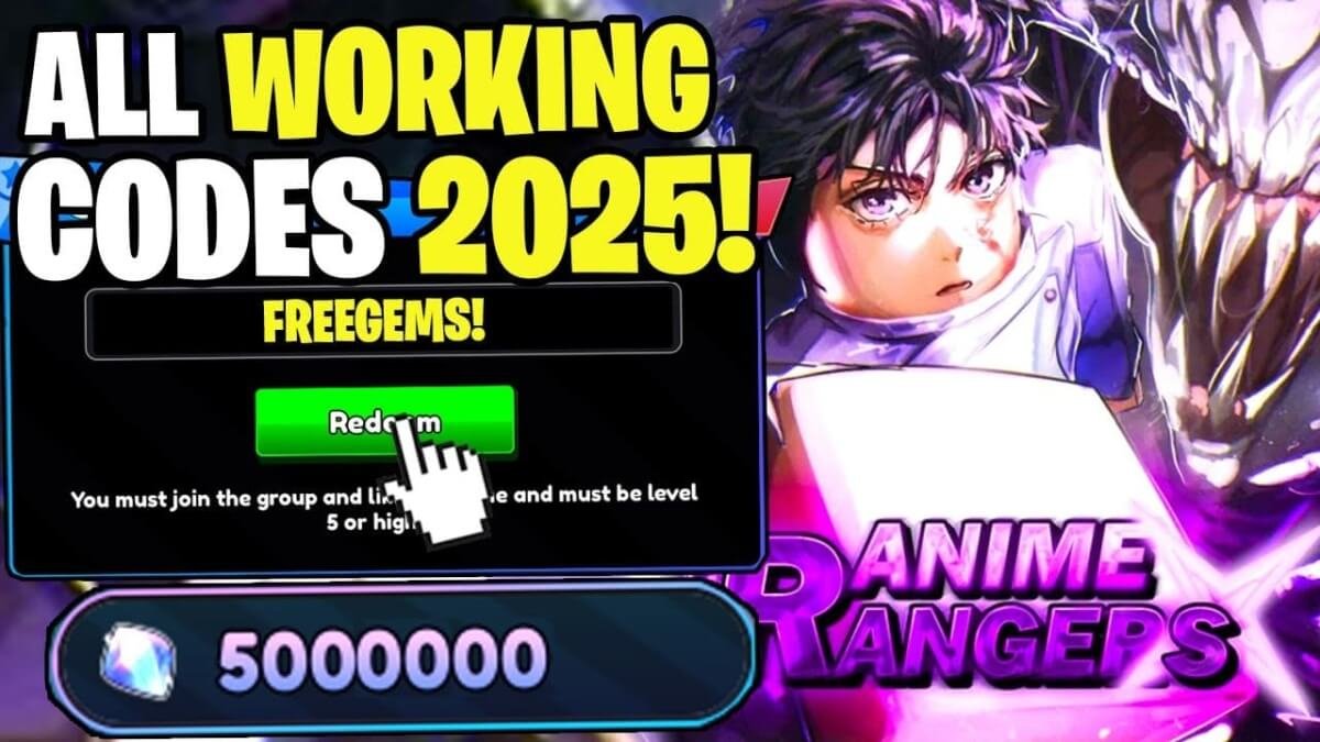 Hướng Dẫn Nhập Code Anime Rangers X Chi Tiết