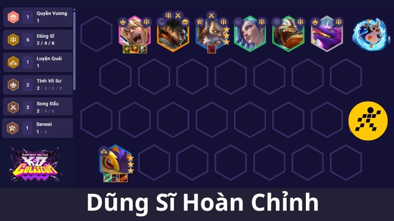 Đội Hình Dũng Sĩ - Sức Mạnh Bùng Nổ