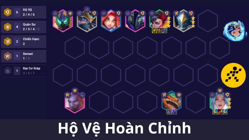 6. Đội Hình Hộ Vệ Quân Sư - Pháo Đài Bất Khả Xâm Phạm
