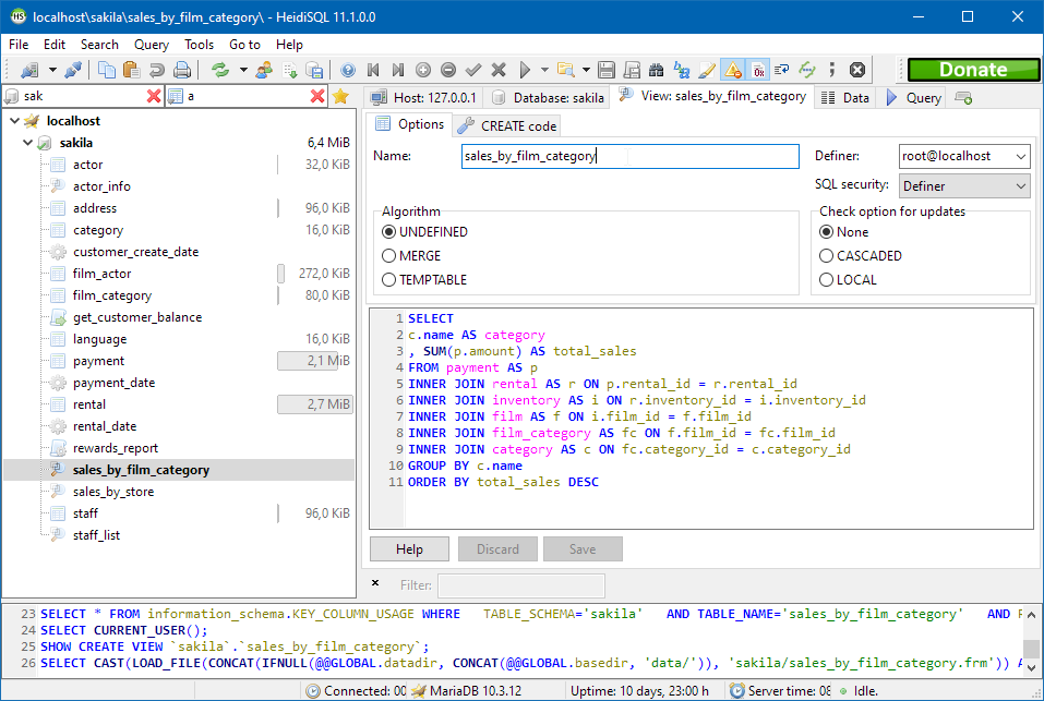 HeidiSQL - Lightweight Windows Client