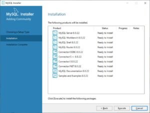 Hướng dẫn cài đặt MySQL