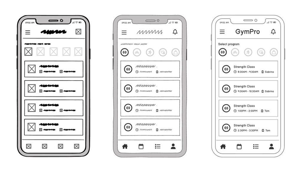 Quy trình tạo wireframe chuyên nghiệp từng bước